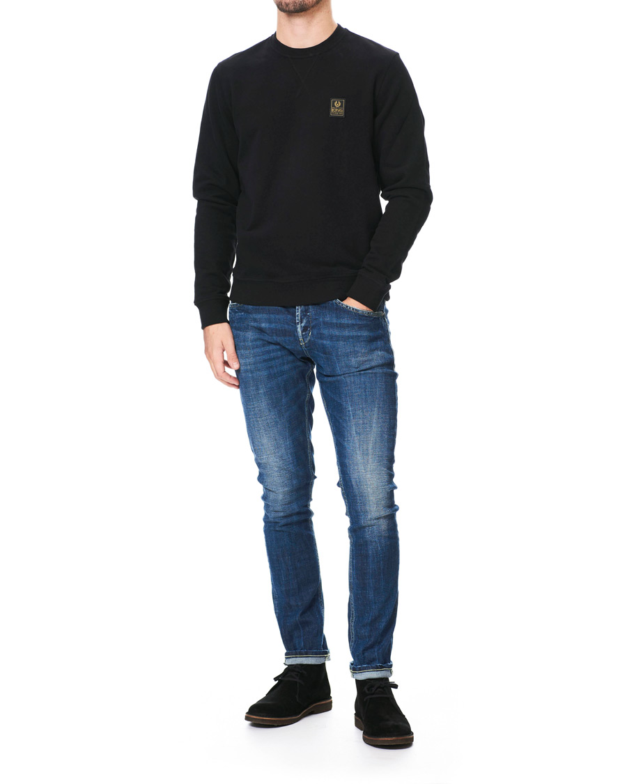 Mies | Puserot | Belstaff | Long Way Up Crew Neck Sweatshirt Black