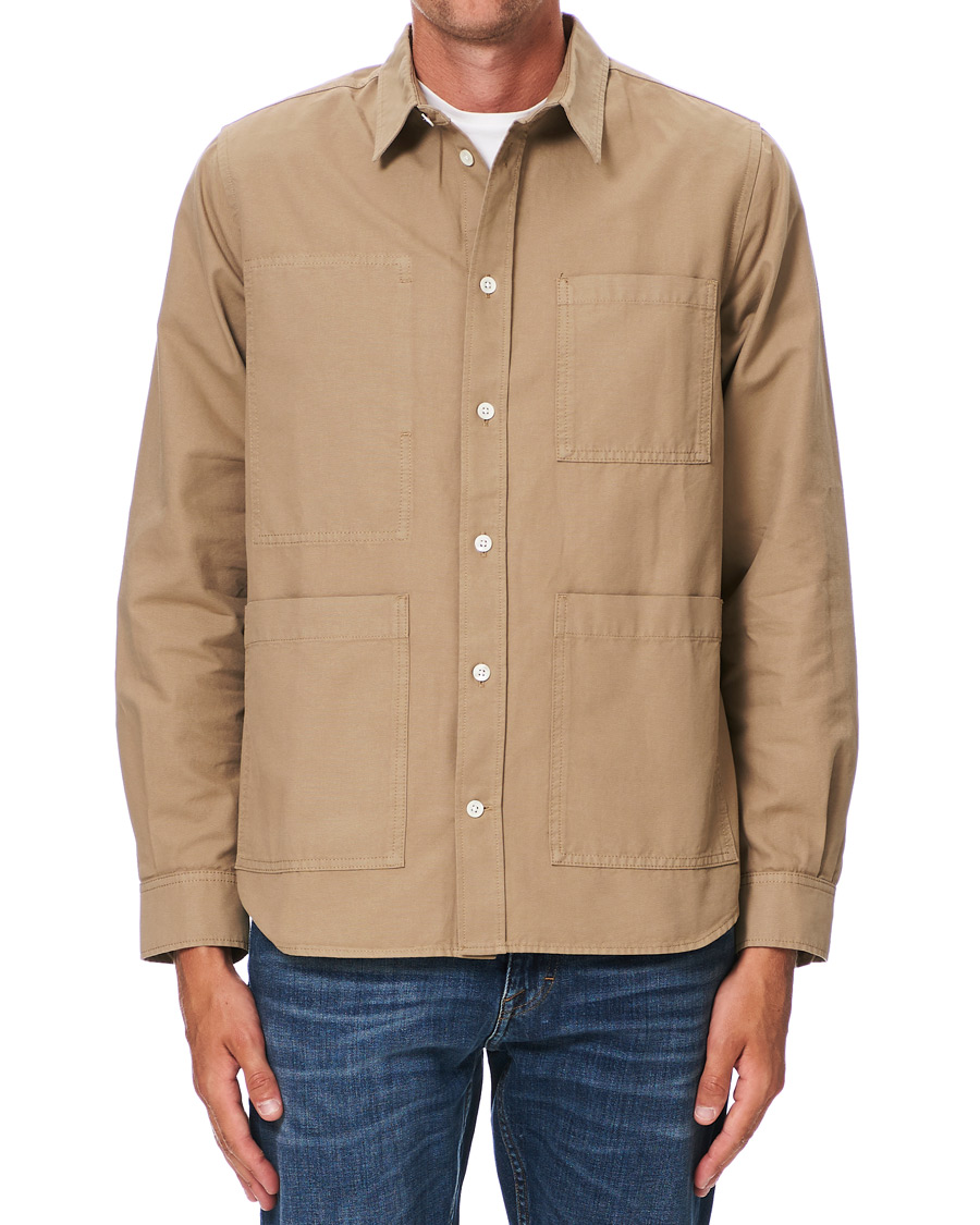Mies | Kauluspaidat | Norse Projects | Thorsten Canvas Overshirt Utility Khaki