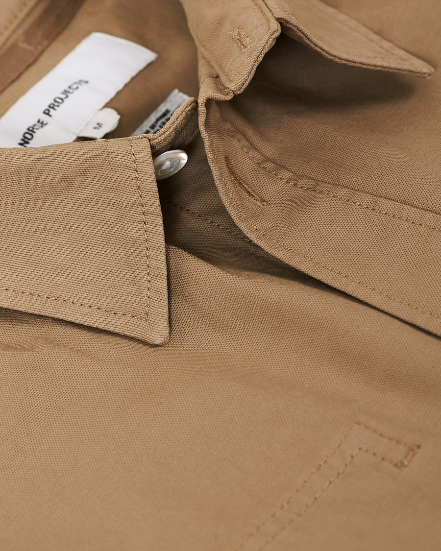 Mies | Kauluspaidat | Norse Projects | Thorsten Canvas Overshirt Utility Khaki
