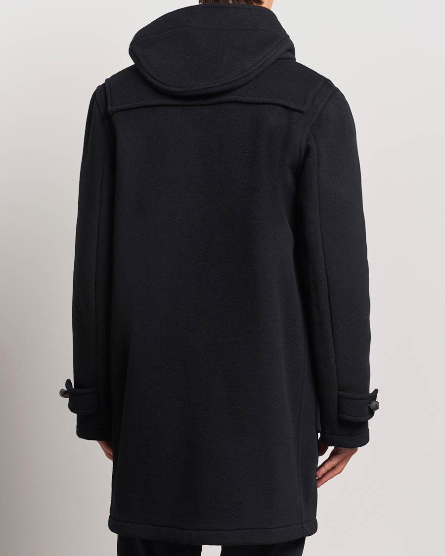 Mies | Takit | Gloverall | Morris Duffle Coat Black/Royal Stewart