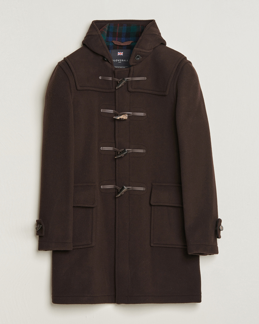 Mies | Takit | Gloverall | Morris Duffle Coat Brown/Tartan