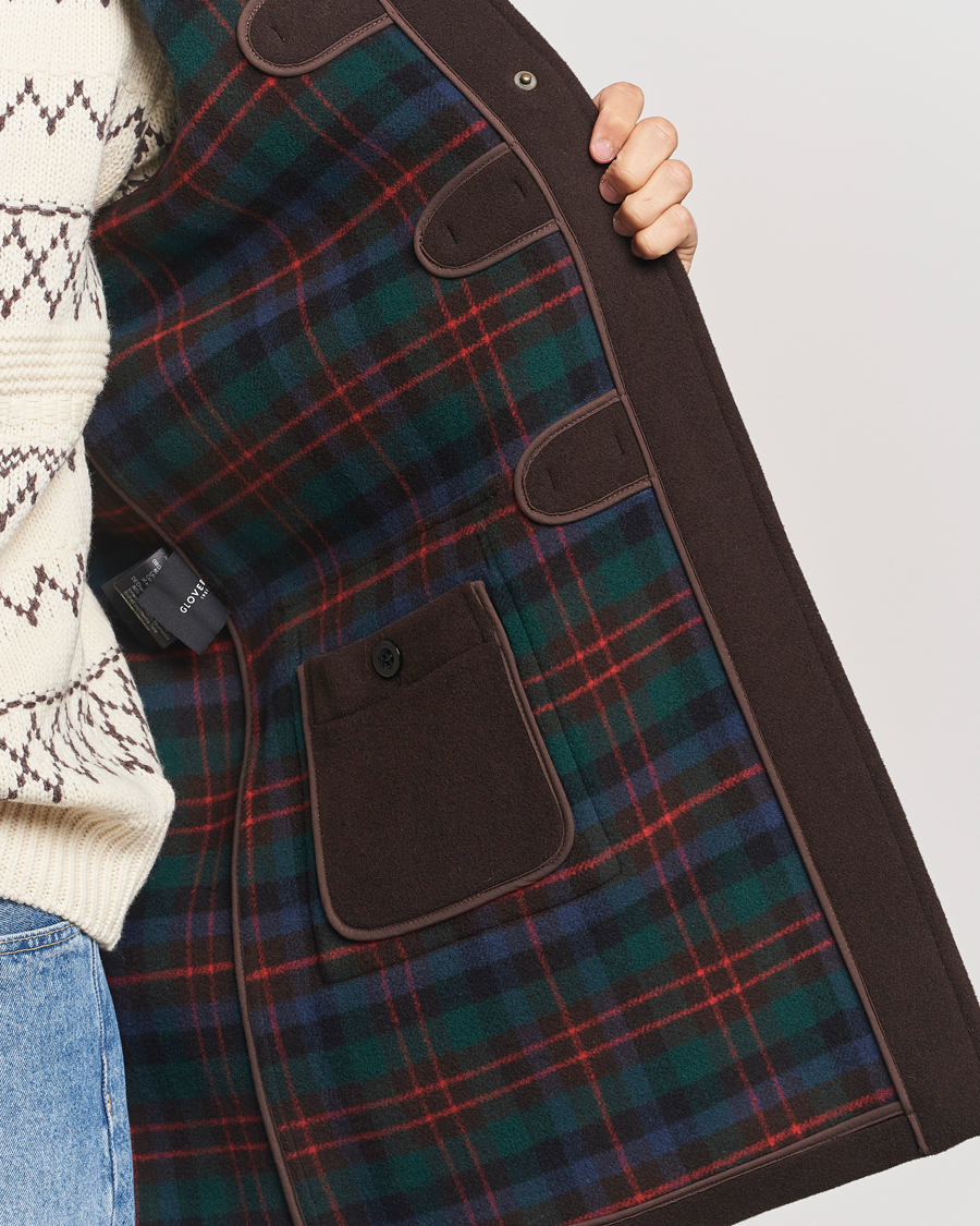 Mies | Takit | Gloverall | Morris Duffle Coat Brown/Tartan