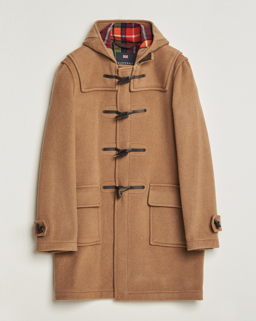 Mies | Takit | Gloverall | Morris Duffle Coat Camel/Buchanan