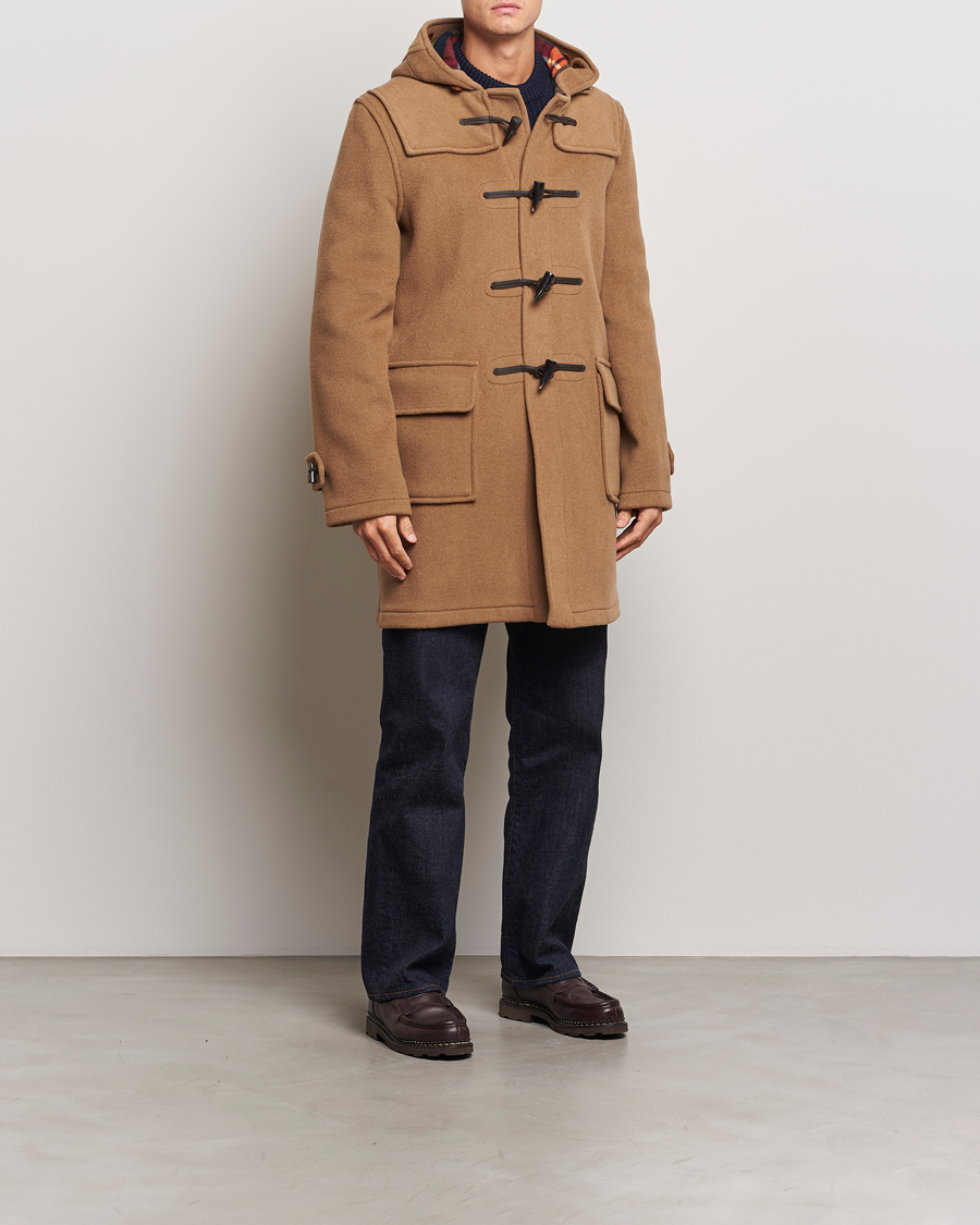 Mies | Takit | Gloverall | Morris Duffle Coat Camel/Buchanan