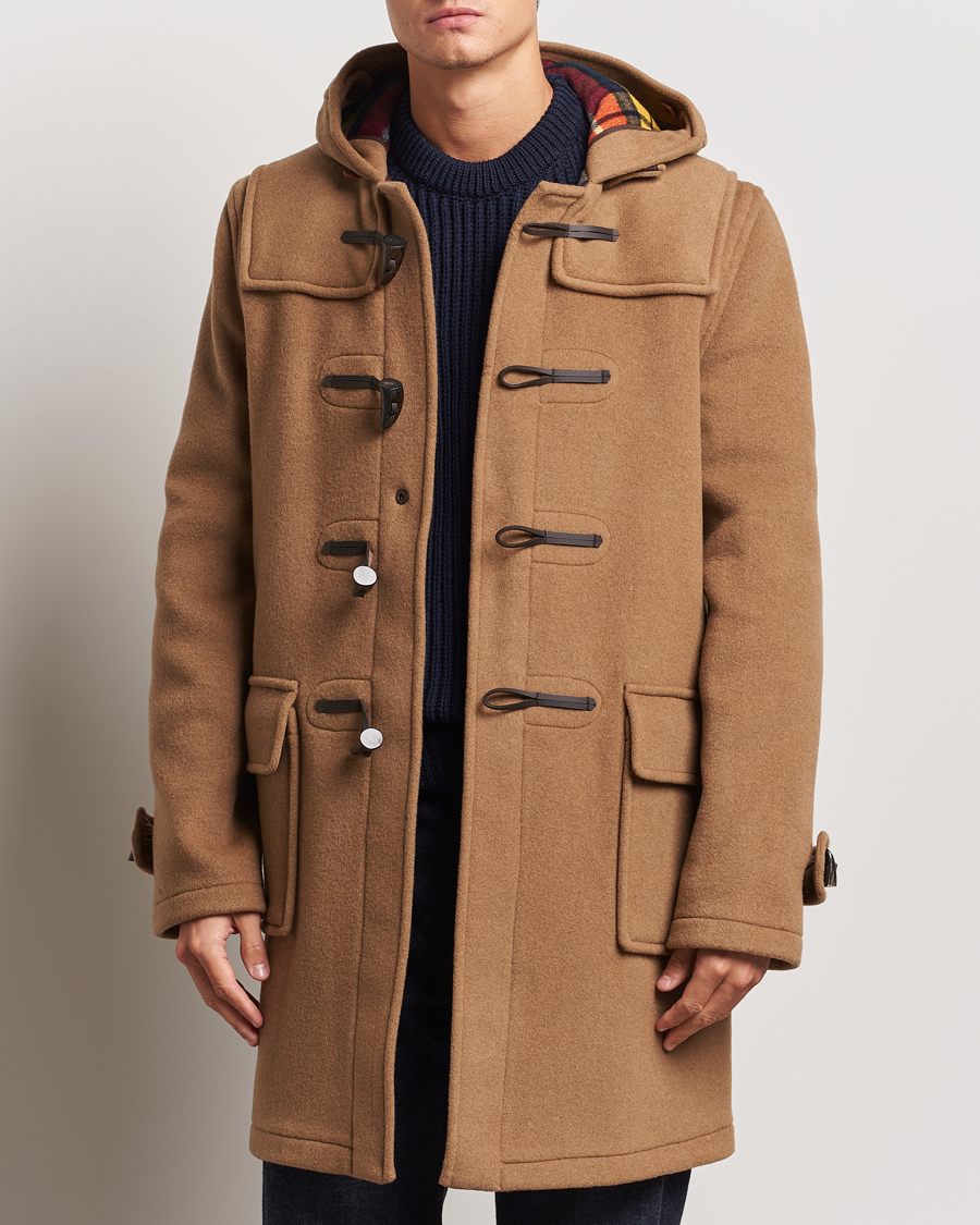 Mies | Takit | Gloverall | Morris Duffle Coat Camel/Buchanan
