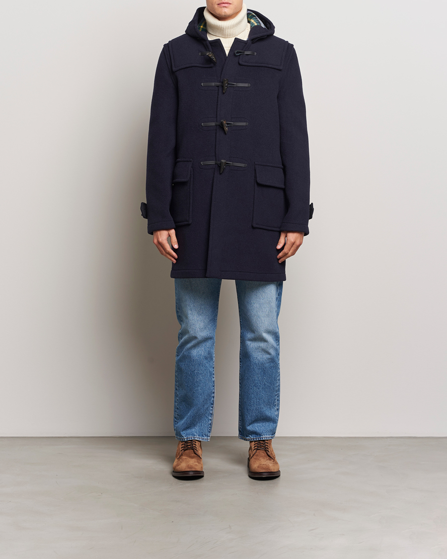 Mies | Takit | Gloverall | Morris Duffle Coat Navy/Dress Gordon