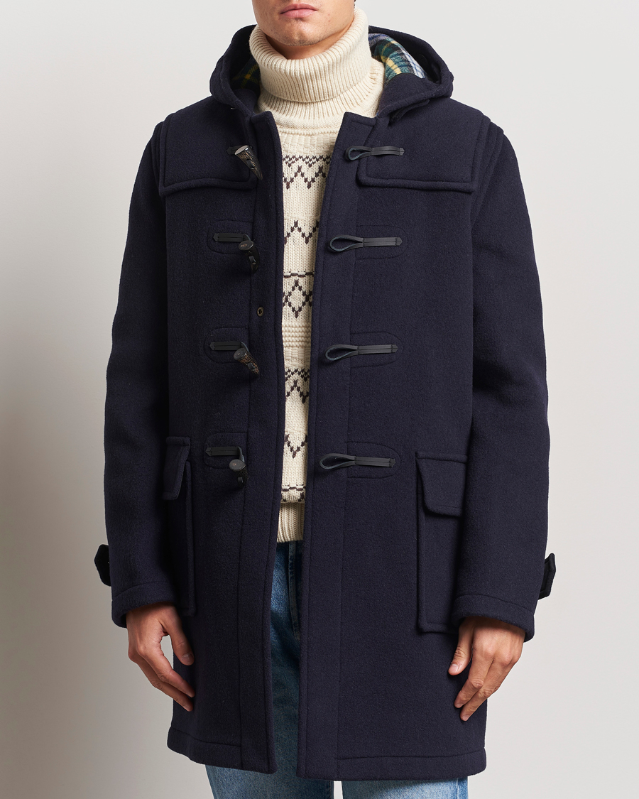 Mies | Takit | Gloverall | Morris Duffle Coat Navy/Dress Gordon