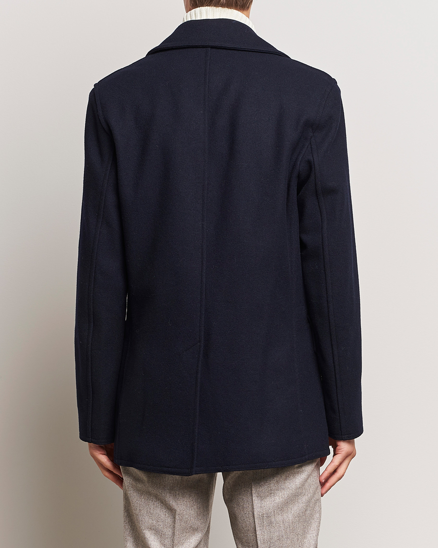 Mies | Takit | Gloverall | Churchill Reefer Peacoat Navy