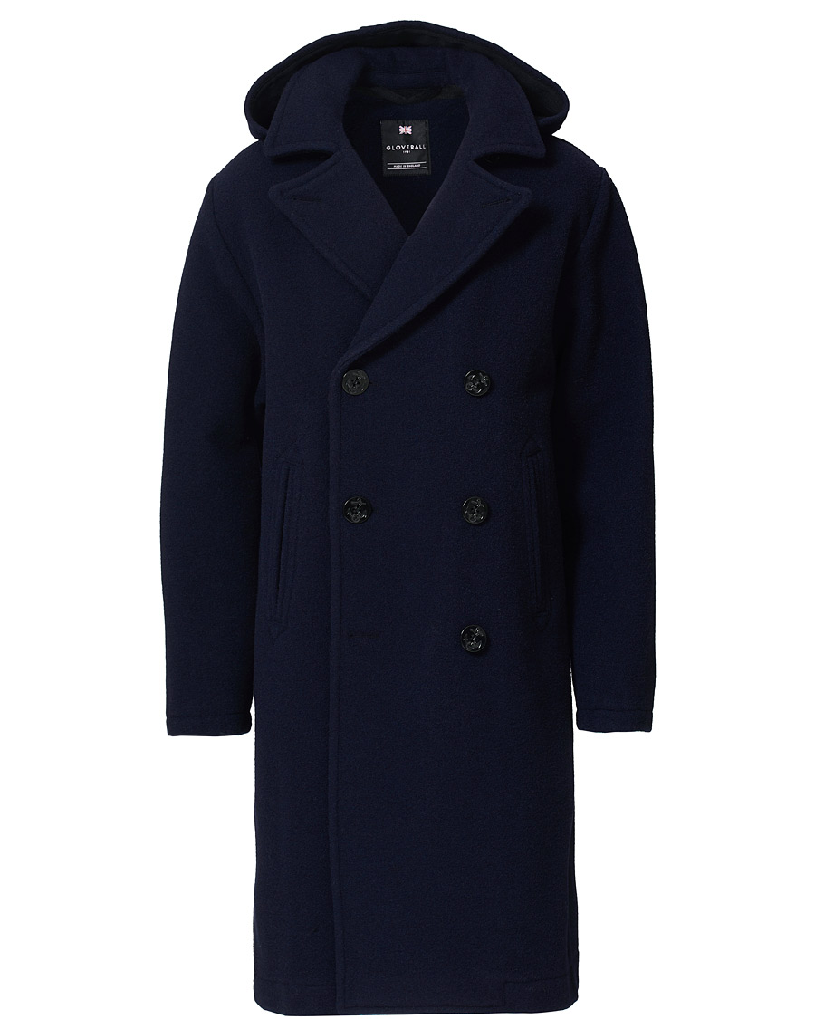 Mies | Takit | Gloverall | Shakelton Long Peacoat Navy