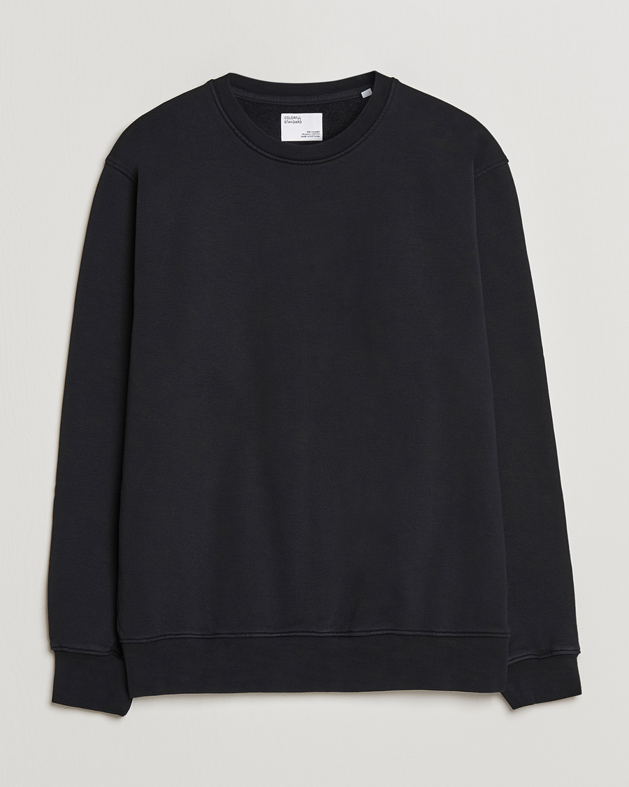 Mies | Puserot | Colorful Standard | Classic Organic Crew Neck Sweat Deep Black
