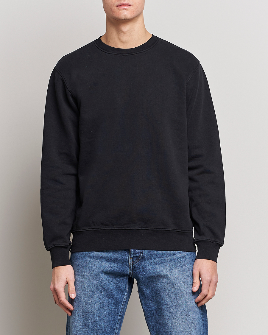 Mies | Puserot | Colorful Standard | Classic Organic Crew Neck Sweat Deep Black