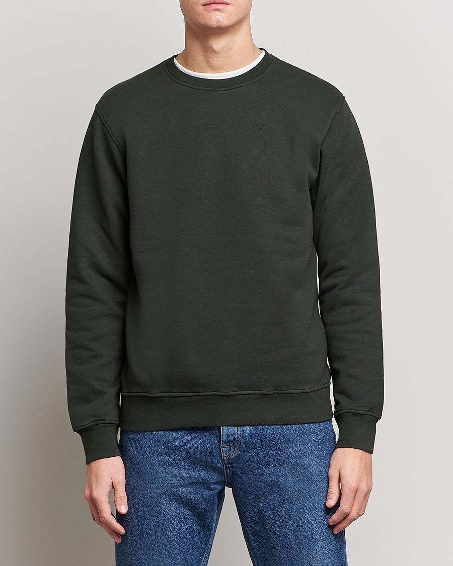 Mies | Puserot | Colorful Standard | Classic Organic Crew Neck Sweat Hunter Green