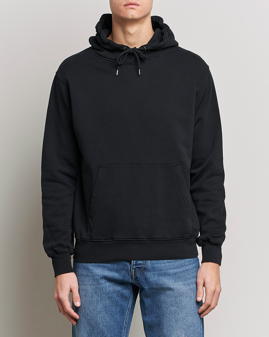 Mies | Puserot | Colorful Standard | Classic Organic Hood Deep Black