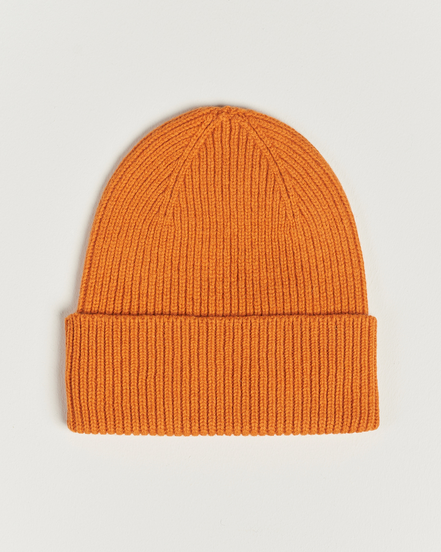 Miehet | Pipo | Colorful Standard | Merino Wool Beanie Burned Orange