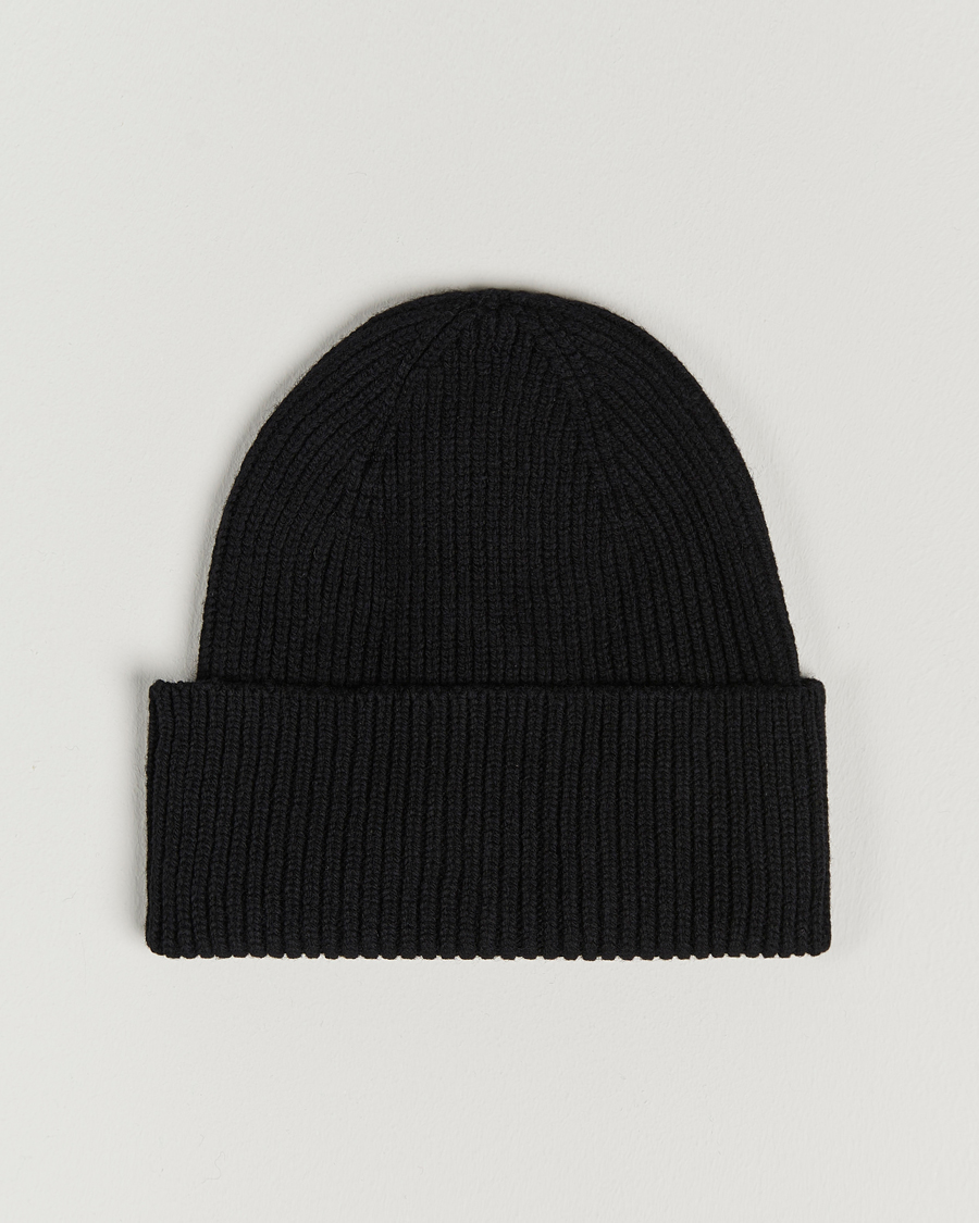 Mies | Pipot | Colorful Standard | Merino Wool Beanie Deep Black