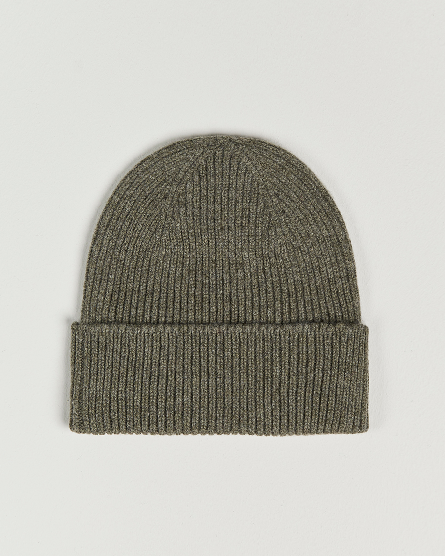 Mies | Pipot | Colorful Standard | Merino Wool Beanie Dusty Olive