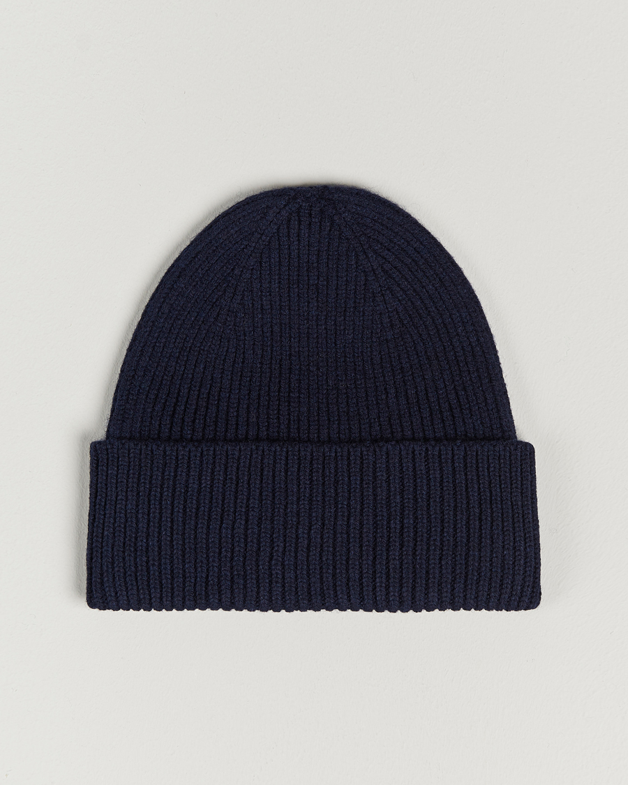 Mies | Pipot | Colorful Standard | Merino Wool Beanie Navy Blue
