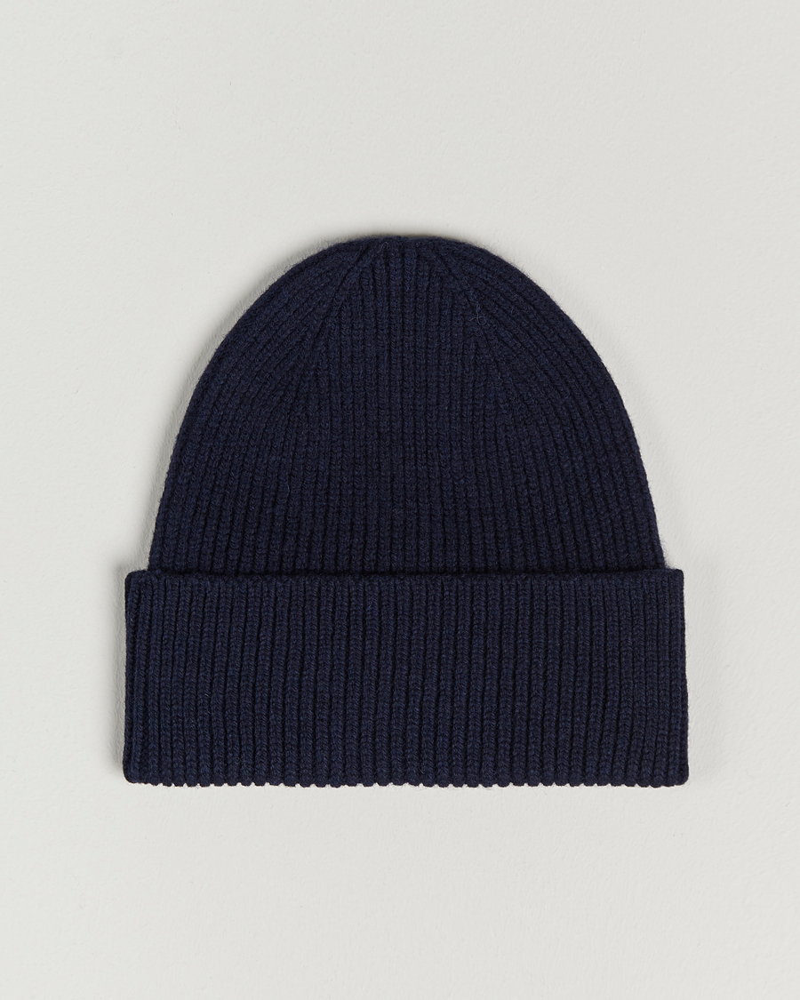 Mies | Pipot | Colorful Standard | Merino Wool Beanie Navy Blue