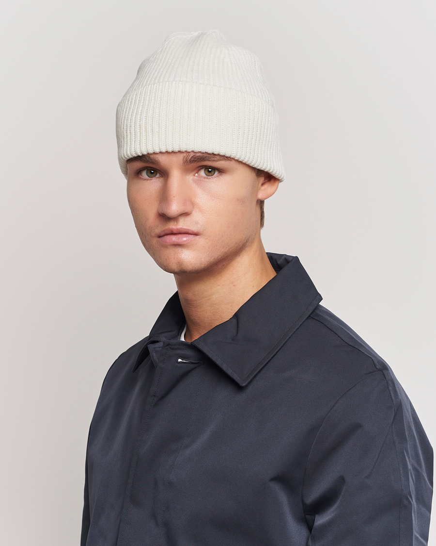 Mies | Pipot | Colorful Standard | Merino Wool Beanie Optical White