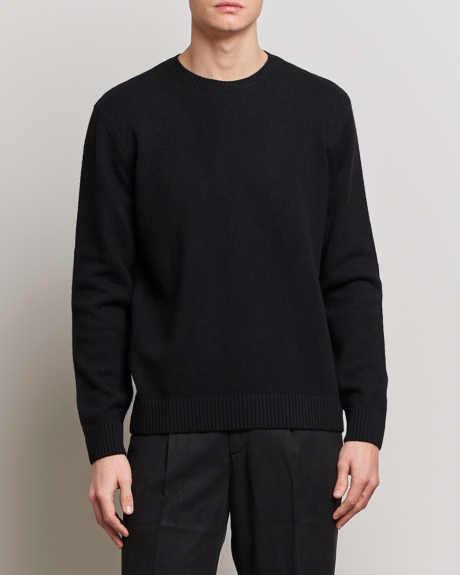 Mies | Puserot | Colorful Standard | Classic Merino Wool Crew Neck Deep Black