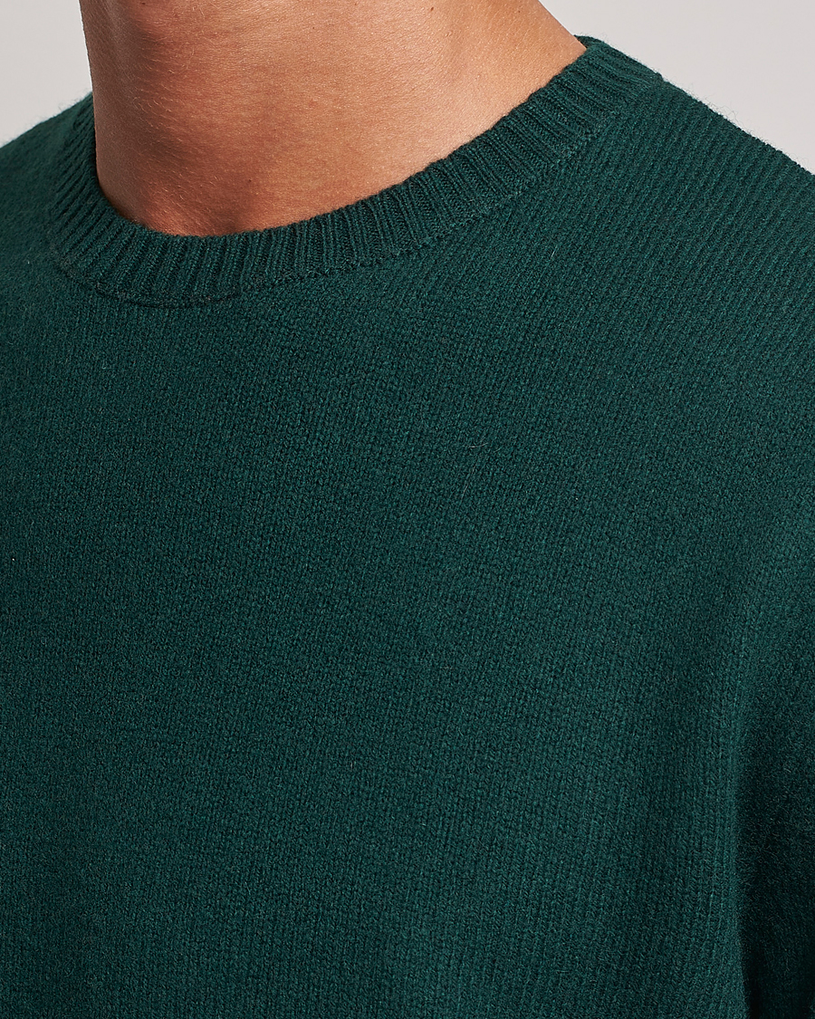 Mies | Puserot | Colorful Standard | Classic Merino Wool Crew Neck Emerald Green