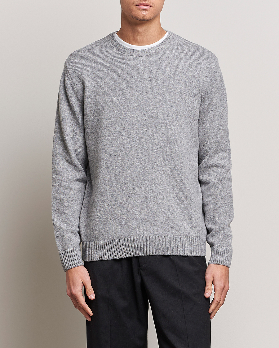 Mies | Puserot | Colorful Standard | Classic Merino Wool Crew Neck Heather Grey