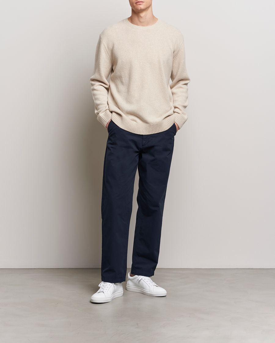 Mies | Puserot | Colorful Standard | Classic Merino Wool Crew Neck Ivory White