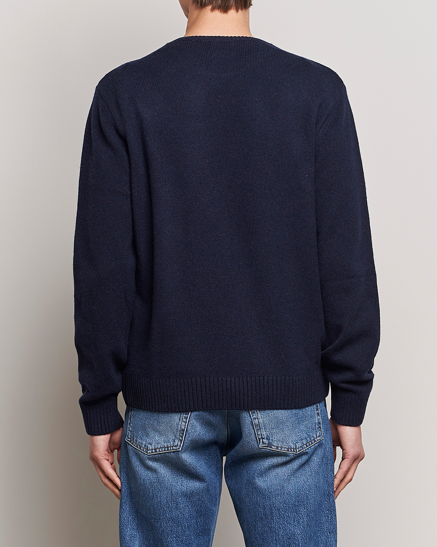 Mies | Puserot | Colorful Standard | Classic Merino Wool Crew Neck Navy Blue