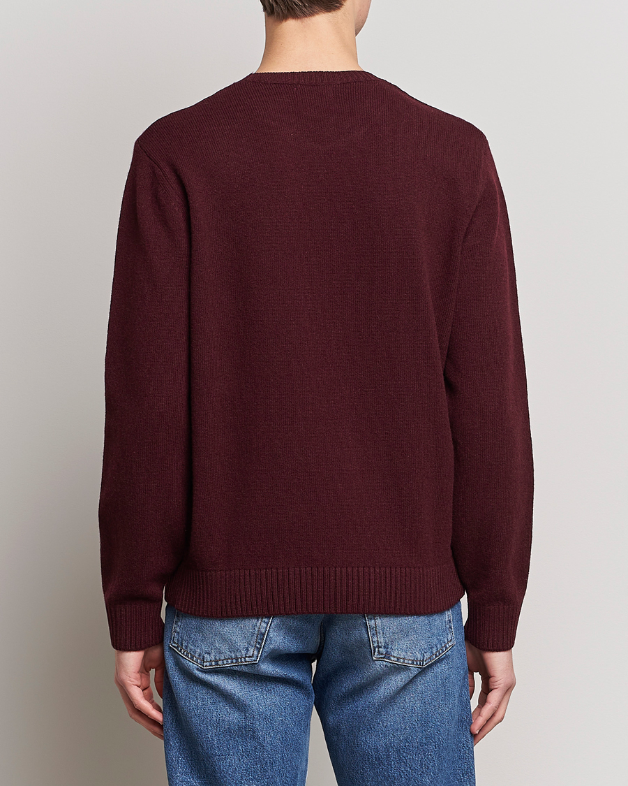 Mies | Puserot | Colorful Standard | Classic Merino Wool Crew Neck Oxblood Red