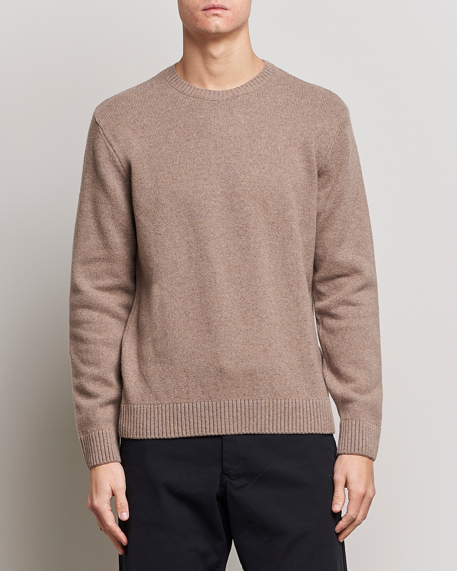Mies | Colorful Standard | Colorful Standard | Classic Merino Wool Crew Neck Warm Taupe