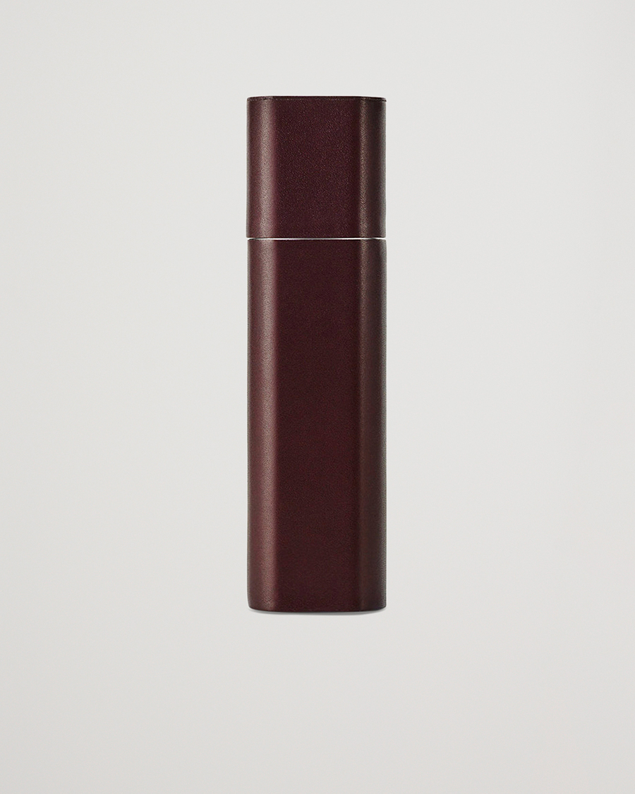Mies | BYREDO Leather Travel Case Burgundy | BYREDO | Leather Travel Case Burgundy