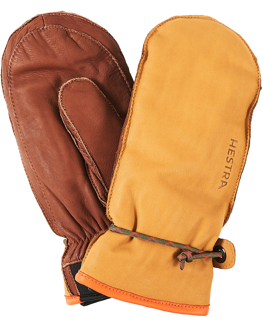 Mies | Hestra Wakayama Leather Mit Ski Glove Cognac/Brown | Hestra | Wakayama Leather Mit Ski Glove Cognac/Brown