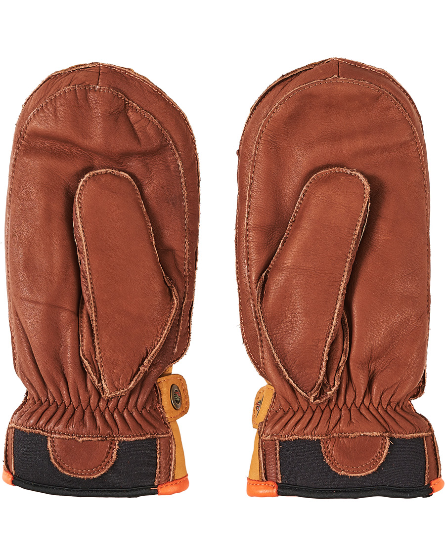 Mies | Hestra Wakayama Leather Mit Ski Glove Cognac/Brown | Hestra | Wakayama Leather Mit Ski Glove Cognac/Brown