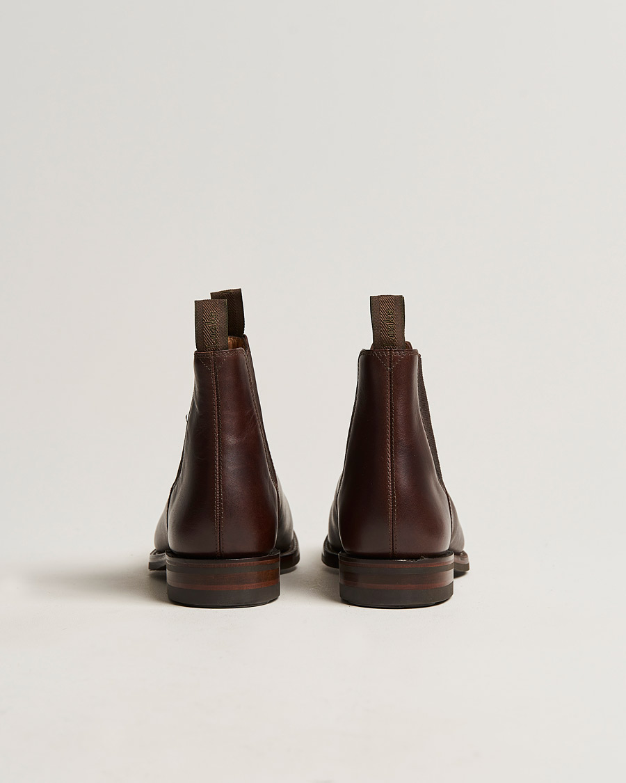 Mies | Nilkkurit | Loake 1880 | Chatsworth Chelsea Boot Dk Brown Waxy Calf