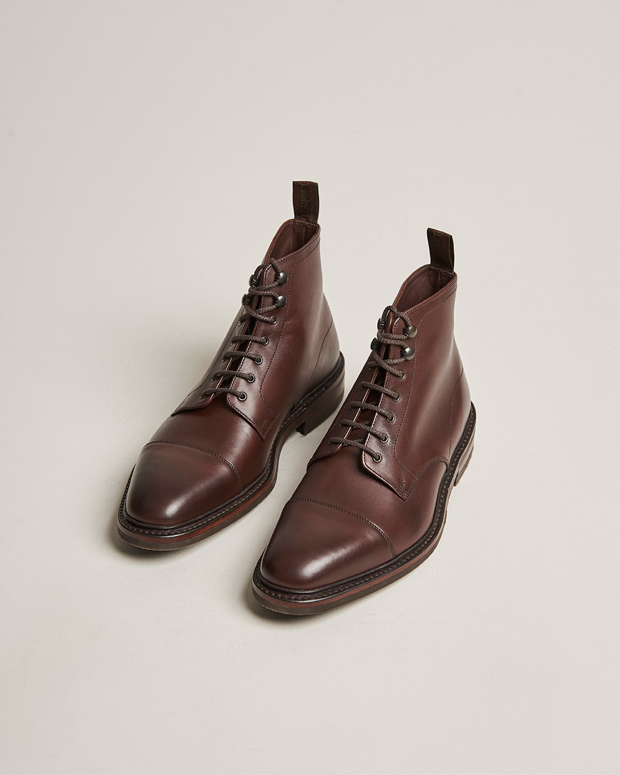Mies | Nilkkurit | Loake 1880 | Roehampton Boot Dk Brown Burnished Calf