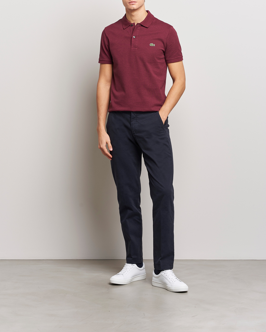 Mies | Pikeet | Lacoste | Slim Fit Polo Piké Vine Chine