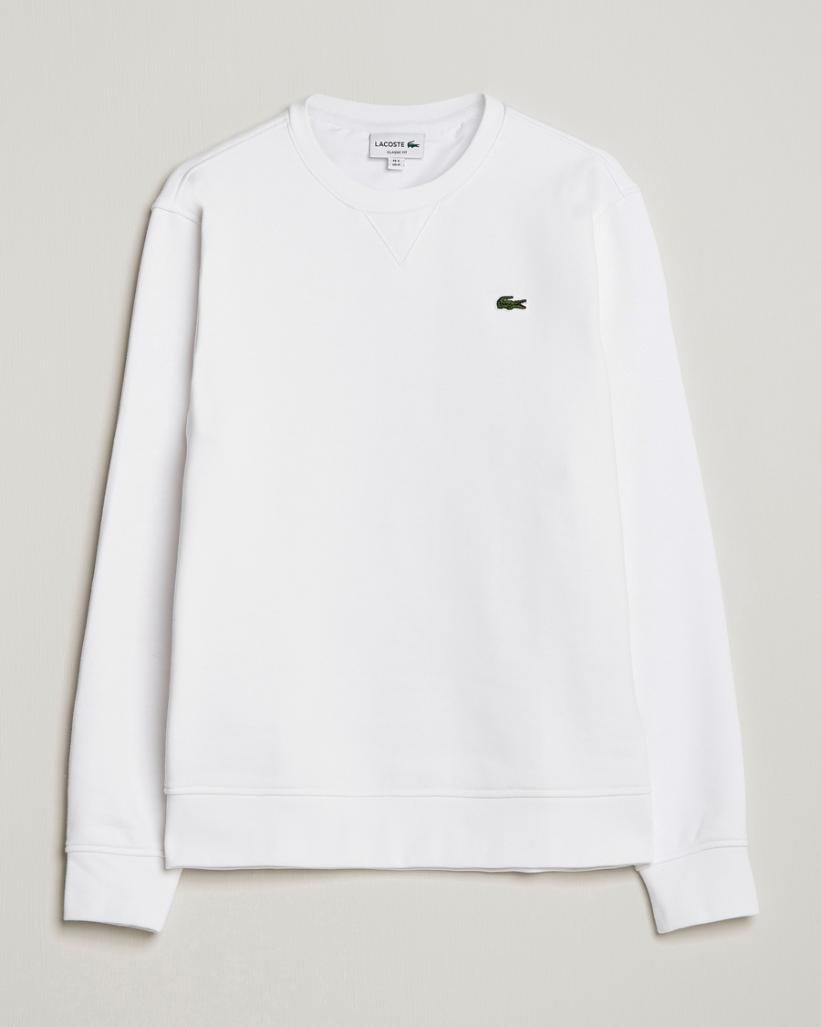 Mies | Puserot | Lacoste | Crew Neck Sweatshirt White