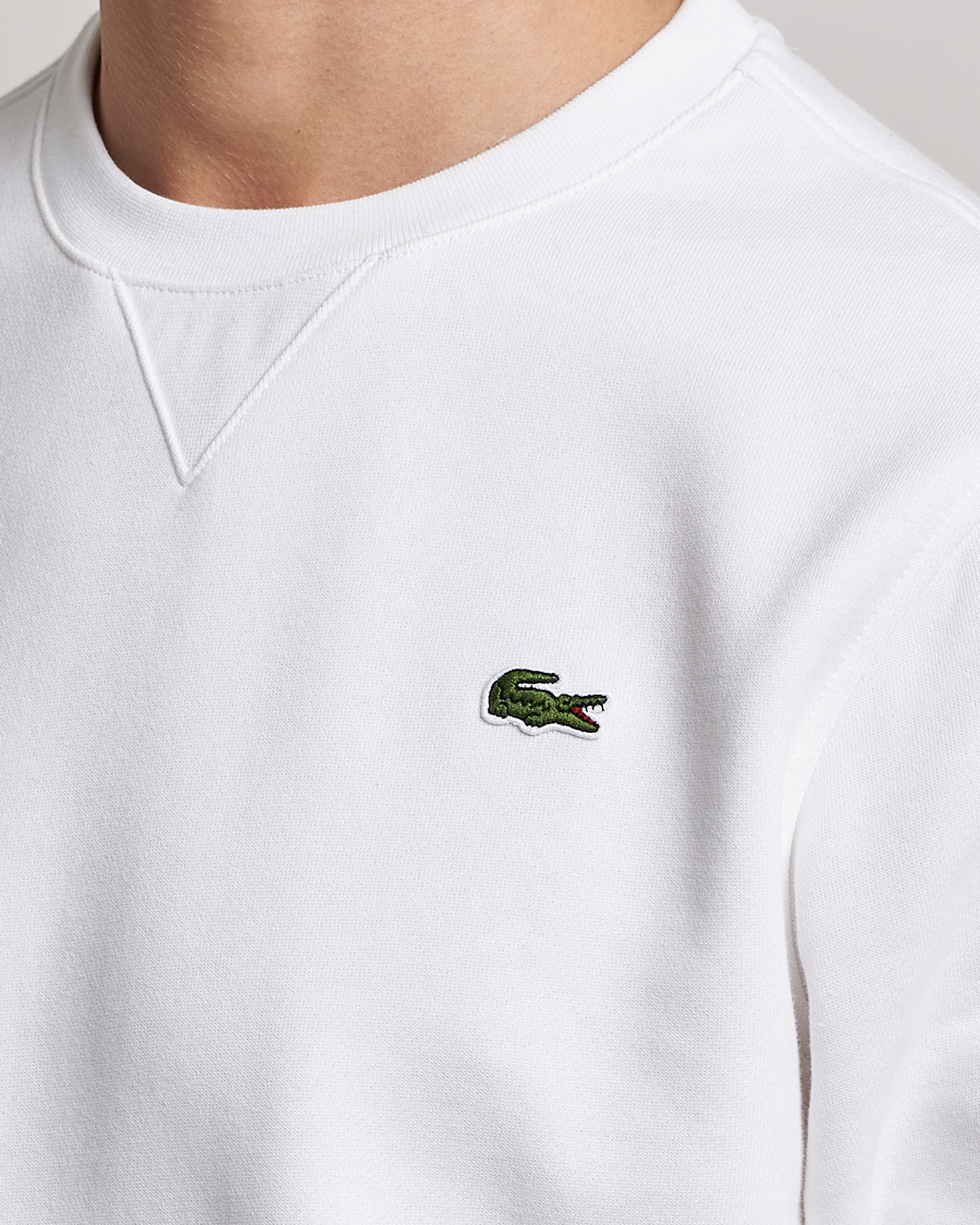 Mies | Puserot | Lacoste | Crew Neck Sweatshirt White