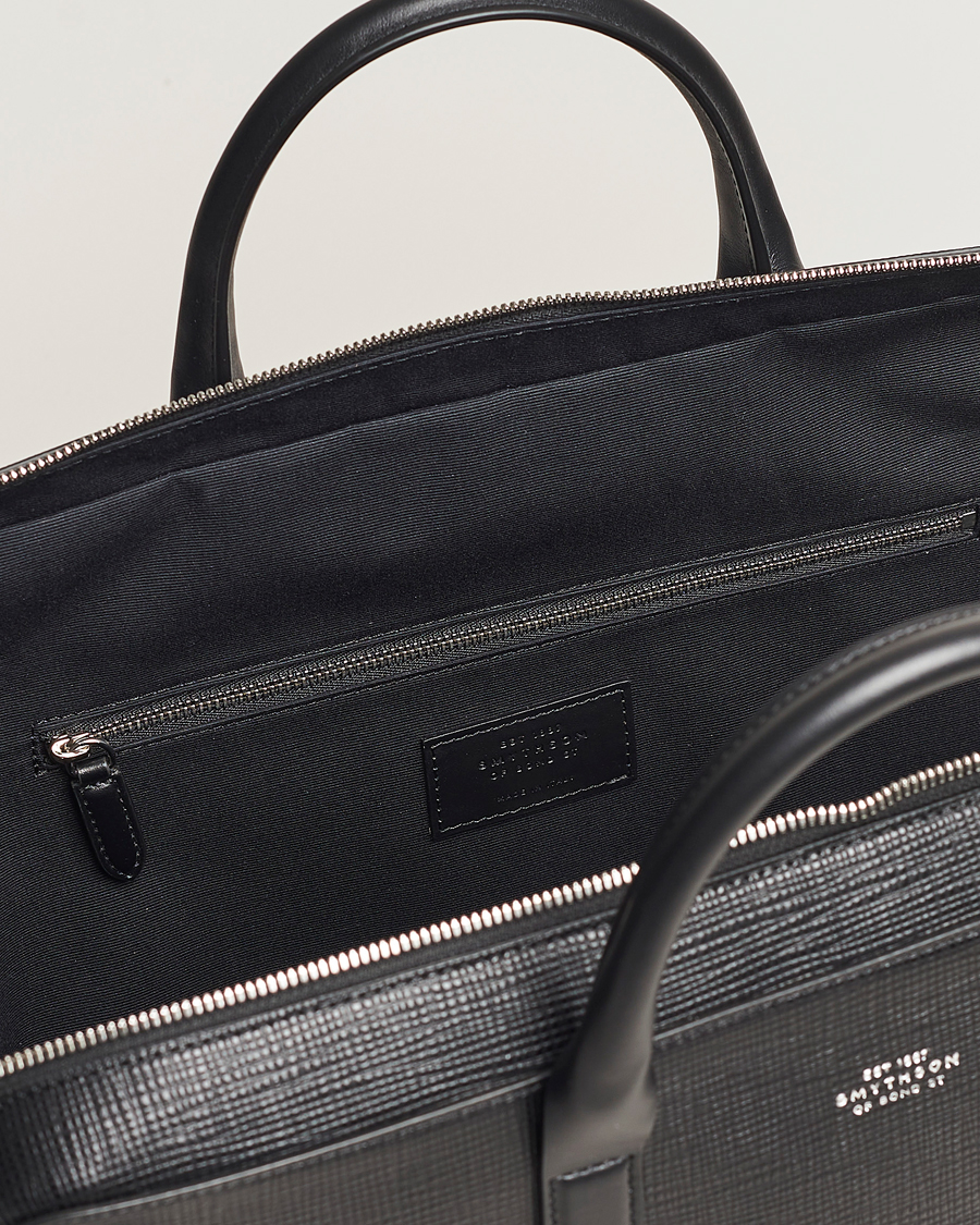 Mies | Laukut | Smythson | Panama Lightweight Briefcase Black
