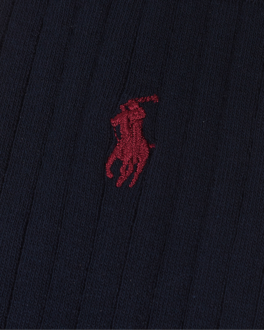 Mies | Polo Ralph Lauren | Polo Ralph Lauren | 3-Pack Egyptian Cotton Ribbed Socks Navy