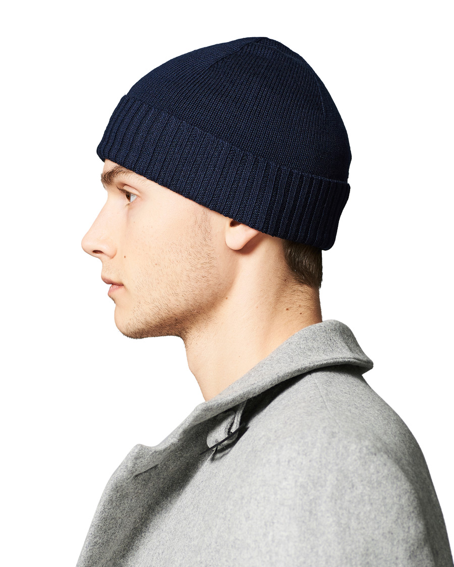 Mies | Polo Ralph Lauren Merino Wool Beanie Piper Navy | Polo Ralph Lauren | Merino Wool Beanie Piper Navy