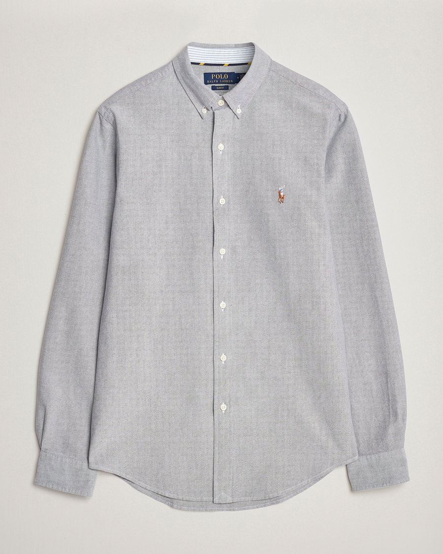 Mies | Kauluspaidat | Polo Ralph Lauren | Slim Fit Oxford Button Down Shirt Slate