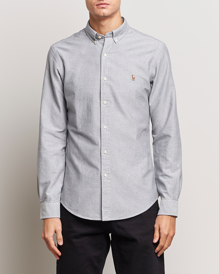 Mies |  | Polo Ralph Lauren | Slim Fit Oxford Button Down Shirt Slate