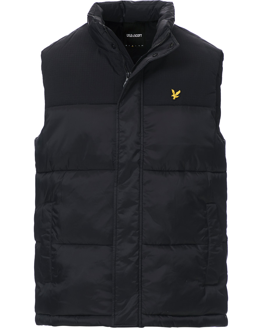 Mies | Takit | Lyle & Scott | Wadded Gilet Vest Black