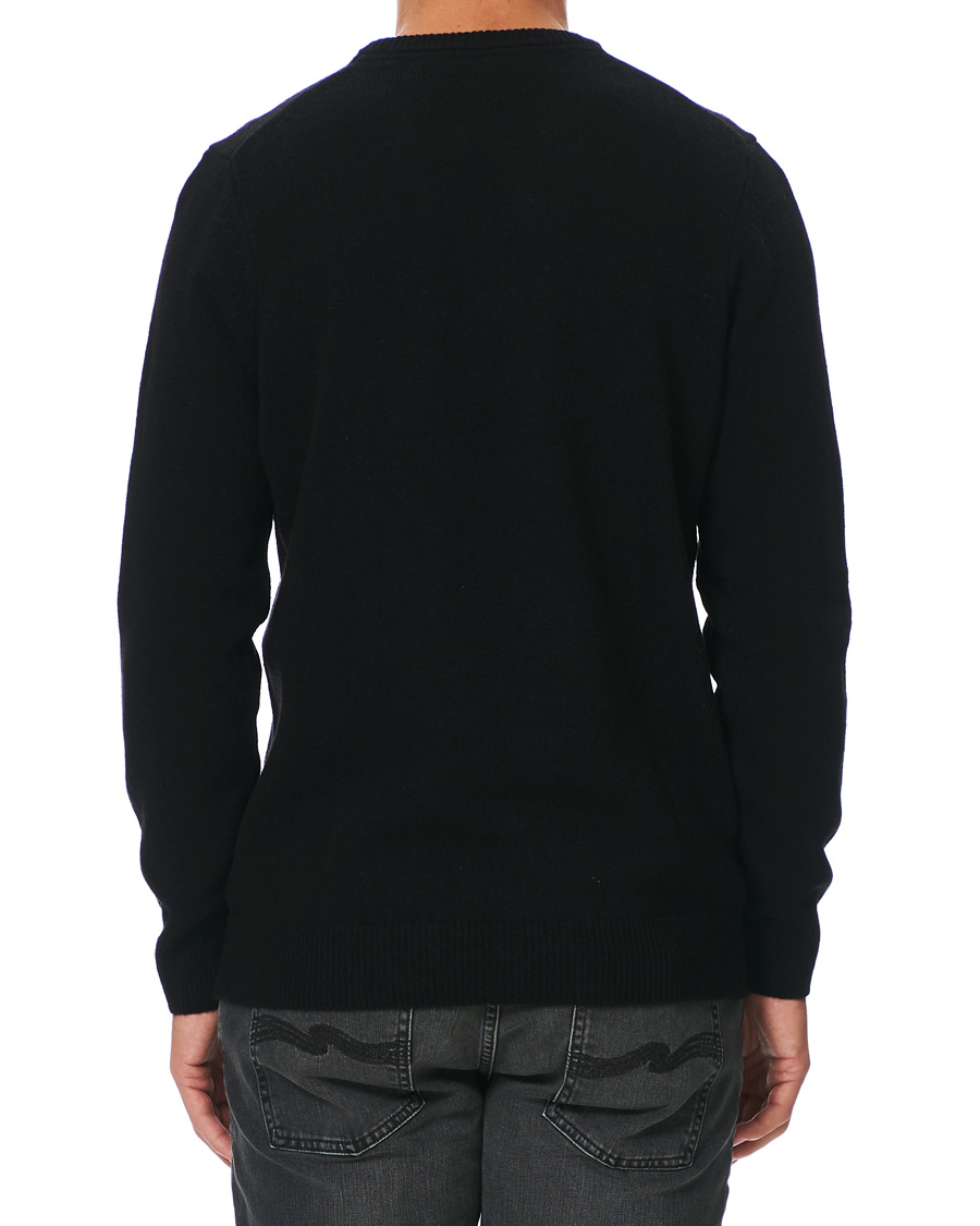 Mies | Puserot | Lyle & Scott | Lambswool Crew Neck Pullover Black