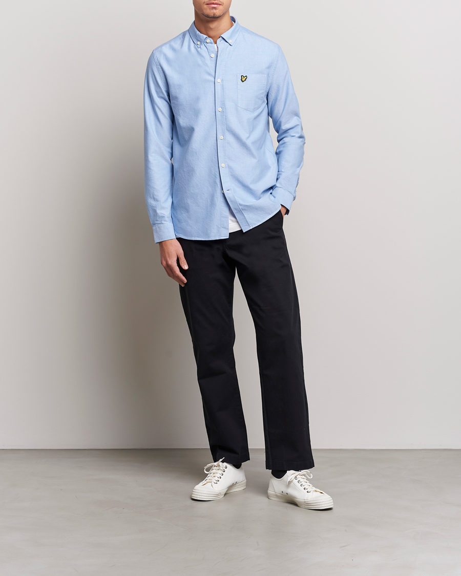 Mies | Kauluspaidat | Lyle & Scott | Lightweight Oxford Shirt Riviera Blue