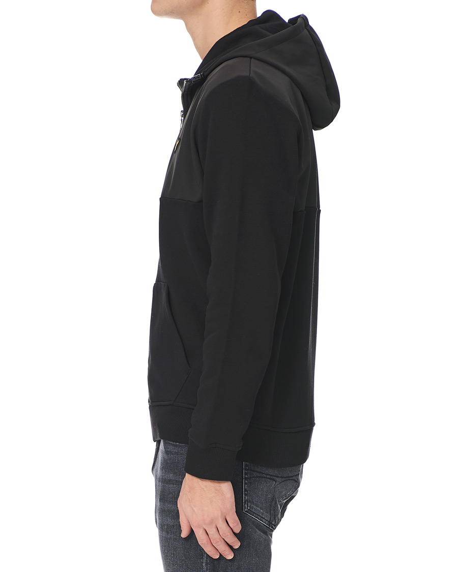Mies | Puserot | Lyle & Scott | Softshell Jersey Zip Hoodie Black