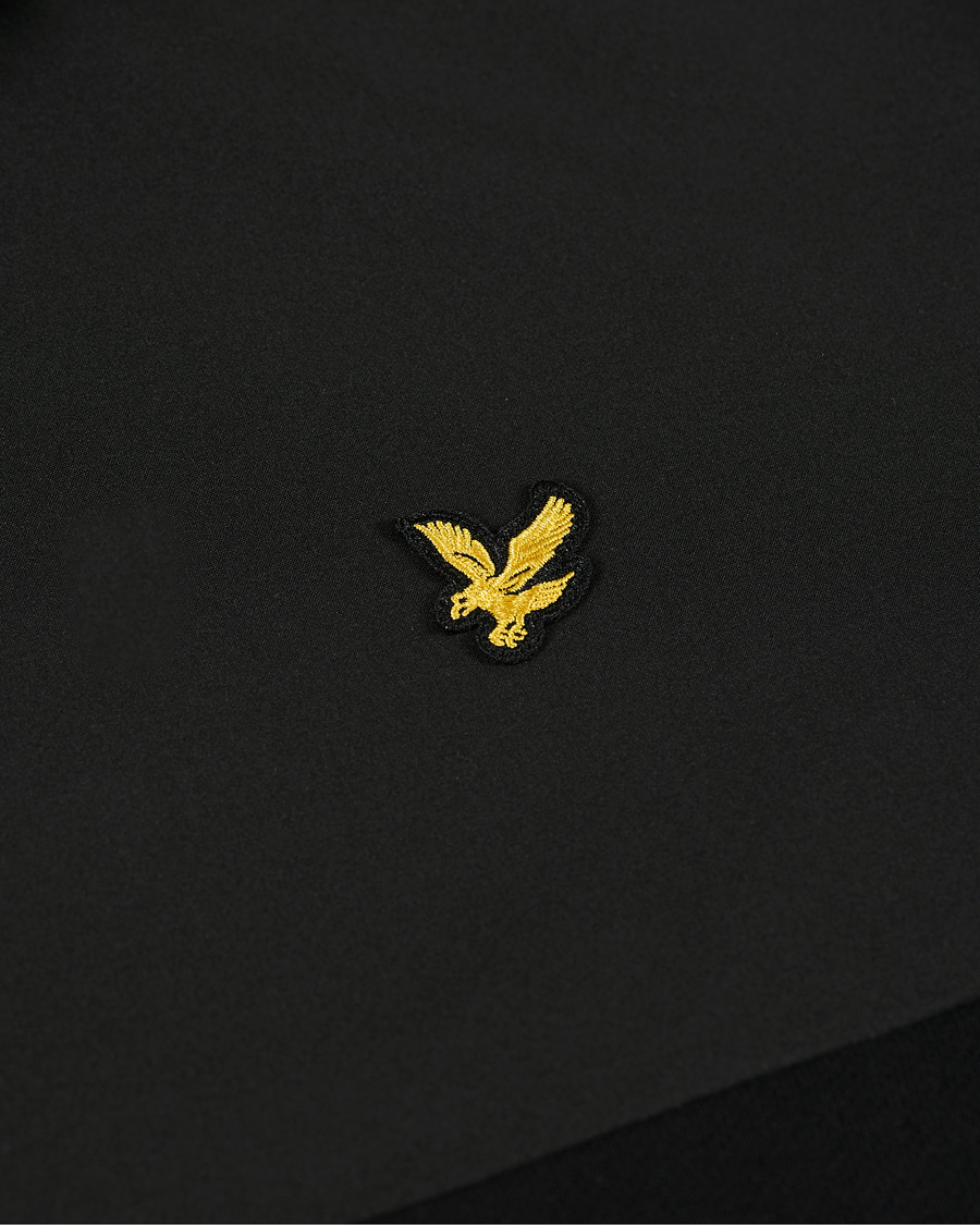 Mies | Puserot | Lyle & Scott | Softshell Jersey Zip Hoodie Black