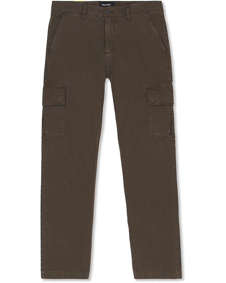 Mies | Housut | Lyle & Scott | Cargo Pants Trek Green