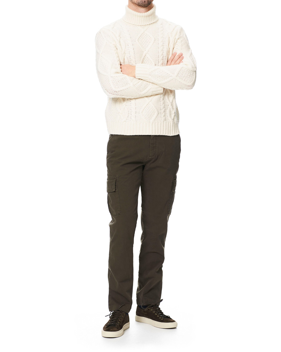 Mies | Housut | Lyle & Scott | Cargo Pants Trek Green